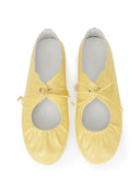 Silver Ballet Flats