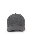 Dark Grey Denim Baseball Cap