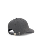 Dark Grey Denim Baseball Cap