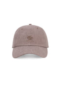 Grey Purple Corduroy Baseball Cap