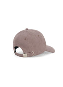 Grey Purple Corduroy Baseball Cap