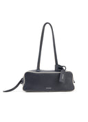 Pebbled Leather Bowling Bag