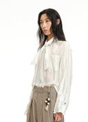 Laminated Linen Shirt