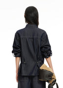 Embroidered Denim Shirt