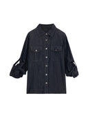 Embroidered Denim Shirt