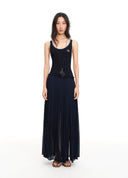Paneled Knit Dress