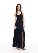 Paneled Knit Dress