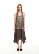 Layered Sequin Dress