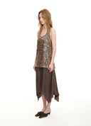 Layered Sequin Dress