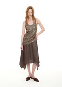 Layered Sequin Dress