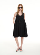 Sculptural Layered Dress