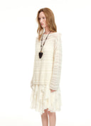 Layered Alpaca Knit Dress Set