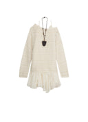 Layered Alpaca Knit Dress Set