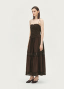Artist Woven Strap Maxi Dress