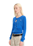 Fitted Layered Knit Cardigan