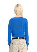 Fitted Layered Knit Cardigan