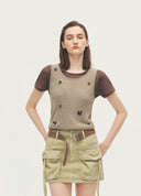 Artist Beaded Two-Piece Set