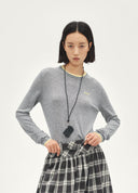Contrast Panel Sweater