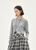 Contrast Panel Sweater