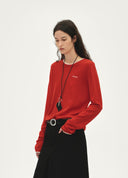 Contrast Panel Sweater