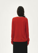 Contrast Panel Sweater