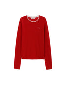 Contrast Panel Sweater