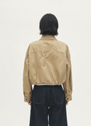 Artist Stand-Collar Moto Jacket