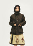 Artist Army-Green Hunting Trench Coat