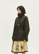 Artist Army-Green Hunting Trench Coat