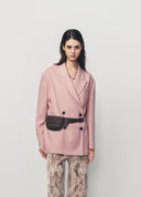 Pink Oversized Tailored Blazer