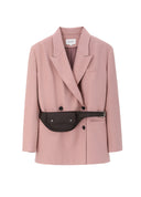 Pink Oversized Tailored Blazer