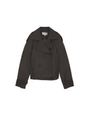 Double-Breasted Cropped Jacket