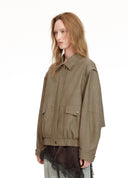 Convertible Sleeve Utility Jacket