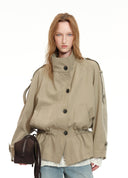 Cutwork Embroidered Utility Jacket