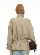 Cutwork Embroidered Utility Jacket