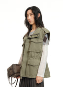 Washed Utility Vest