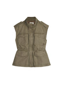 Washed Utility Vest
