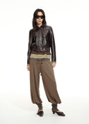 Vintage Burnished Leather Jacket