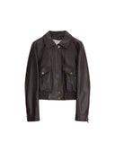 Vintage Burnished Leather Jacket