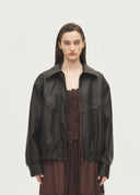 Distressed Oversized Jacket