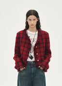 Tweed Festive Plaid Jacket