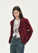 Tweed Festive Plaid Jacket