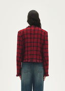 Tweed Festive Plaid Jacket