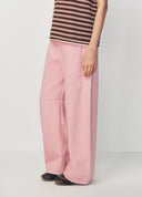 Pink Slimming High Waist Classic Curved Leg Denim Jeans