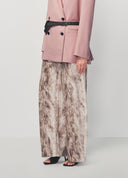 Camel Vintage Mixed Dye High Waist Denim Jeans