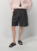 Vintage Brown Coffee Plaid Cropped Jodhpurs