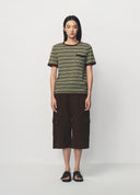 Brown Seven Length Denim Jodhpurs