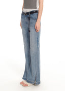 ICONS 903 Slit Flared Denim
