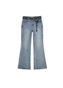 ICONS 903 Slit Flared Denim