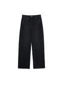 High-Waist Panel Slim Pants